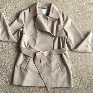 Faux suede jacket